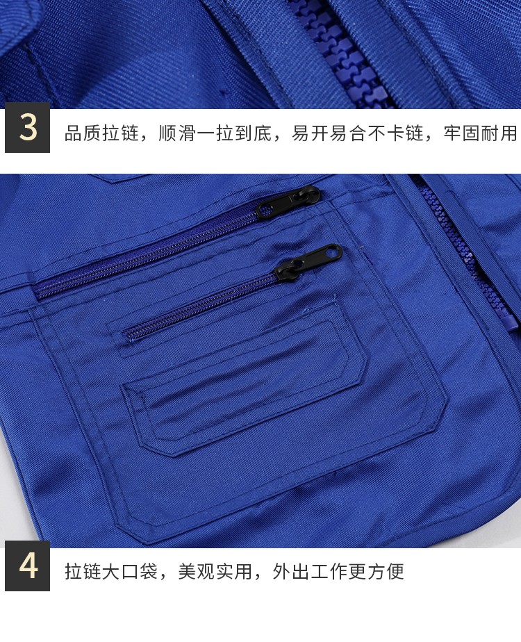专业摄影钓鱼背心户外多口袋马甲定制印logo订制记者男女坎肩马夹(图12)