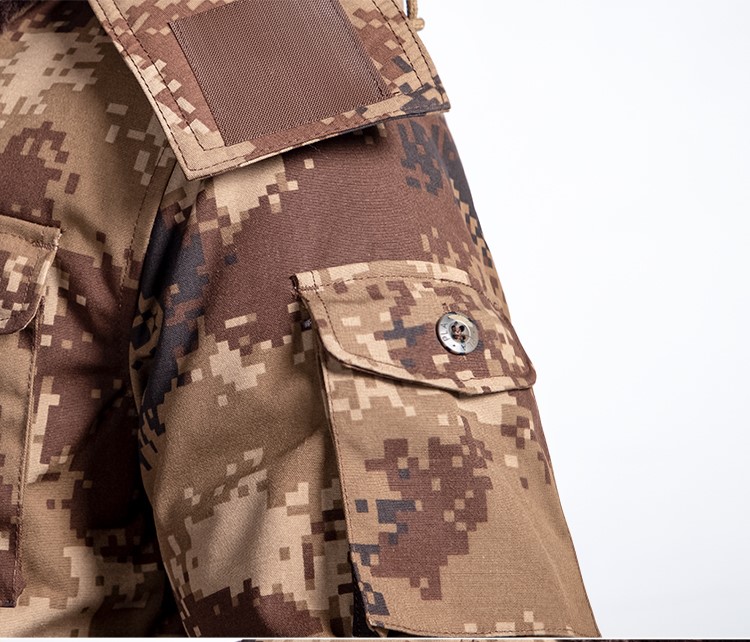 配发正品荒漠大衣迷彩作训大衣棉大衣加厚军大衣防寒保安棉服棉袄(图6)