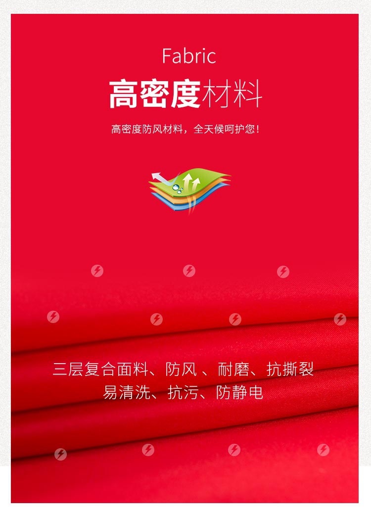 秋冬款酒店工作服工衣外套饭店快餐店超市餐饮服务员风衣工装定制(图6)