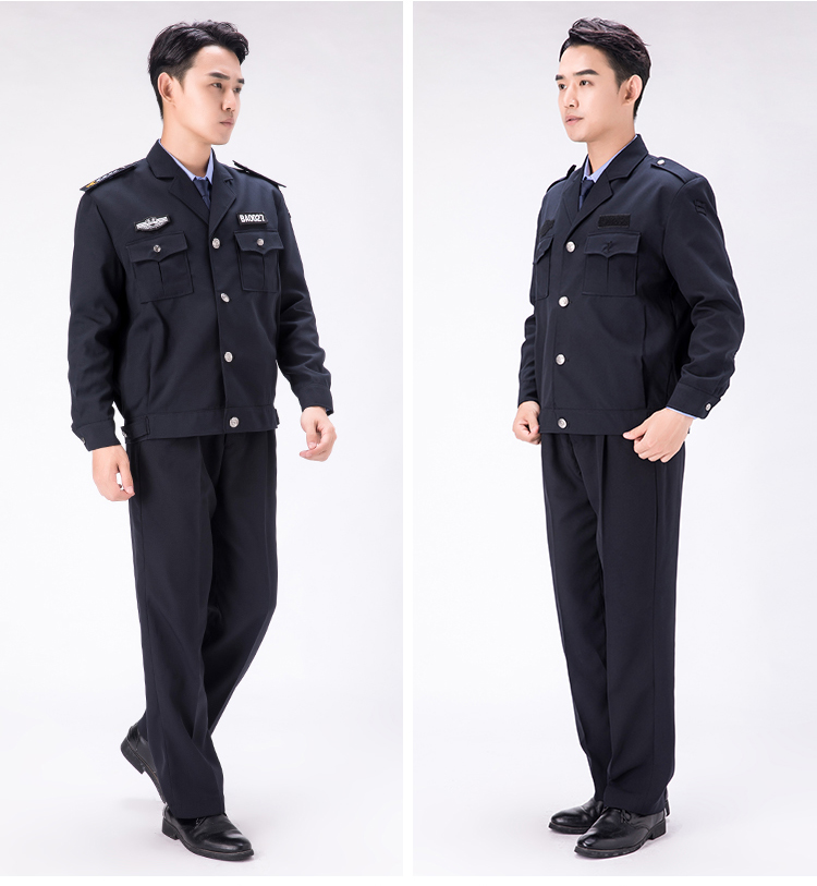 2011新式保安服春秋套装工作制服加厚物业安保冬装长袖秋冬季服装(图15)
