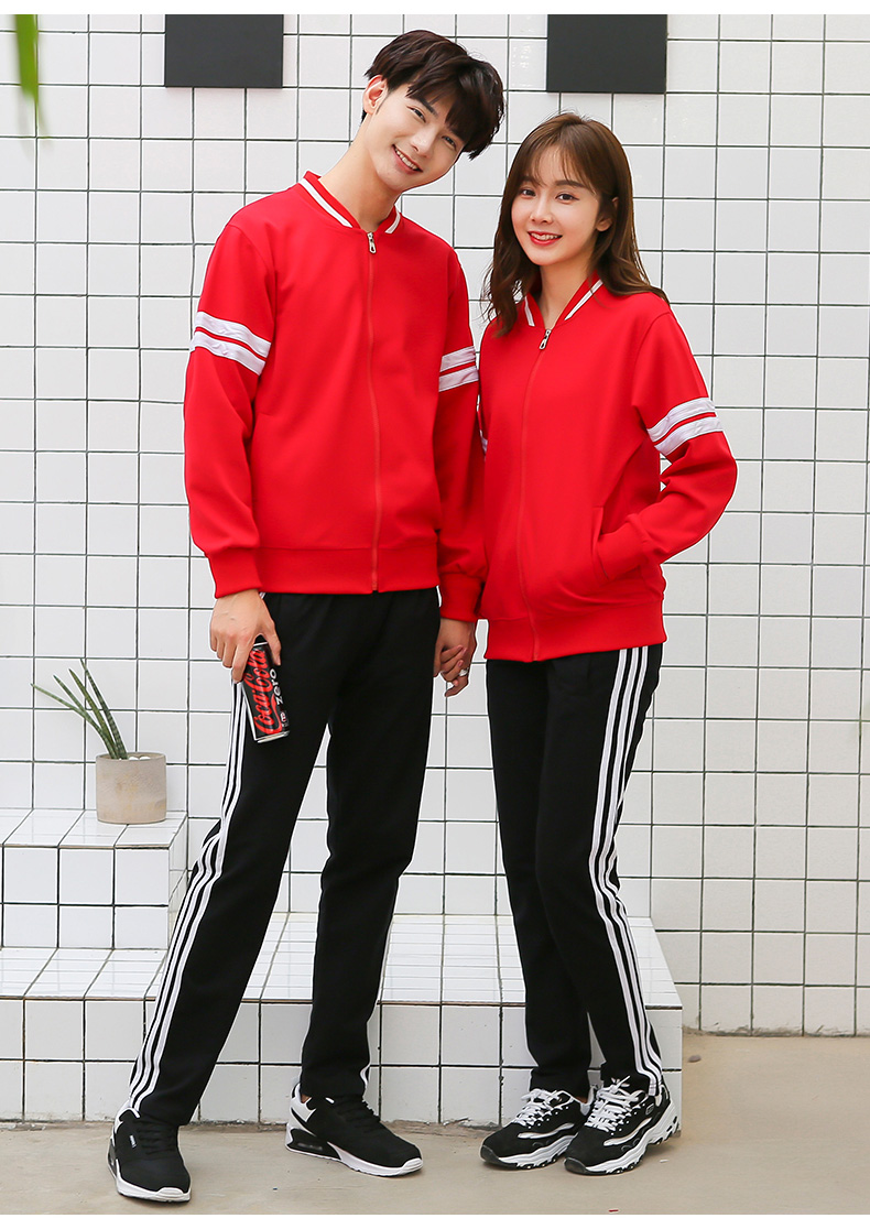 韩版ins百搭三杠卫裤定制秋冬运动休闲裤男工装裤团体班服diy订做(图14)