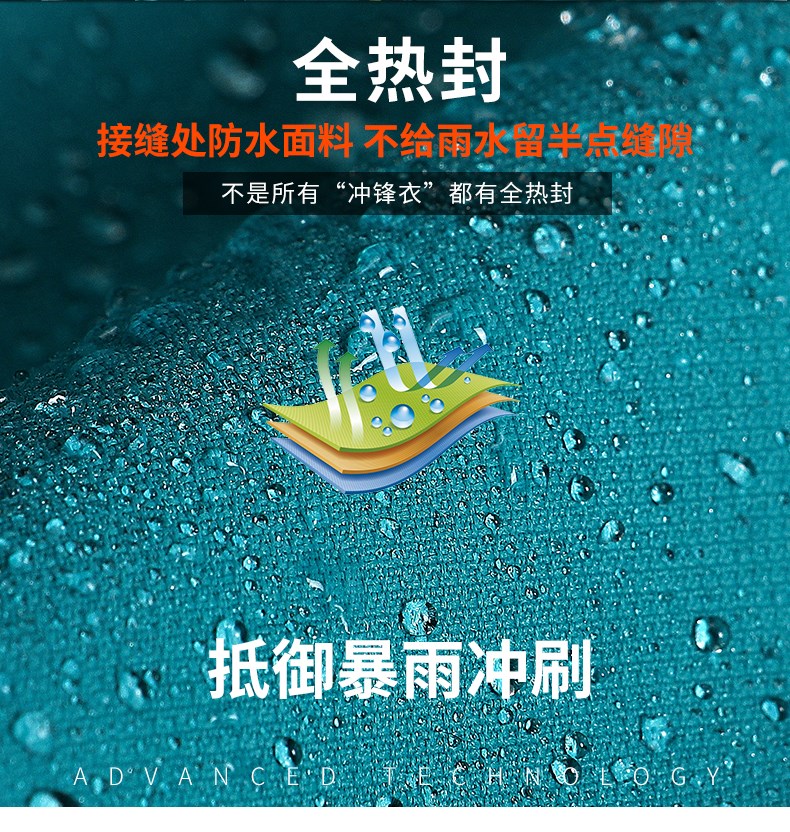 冲锋衣定制印字logo外套工装卫衣班服加绒登山防水冬季工作服定做(图5)