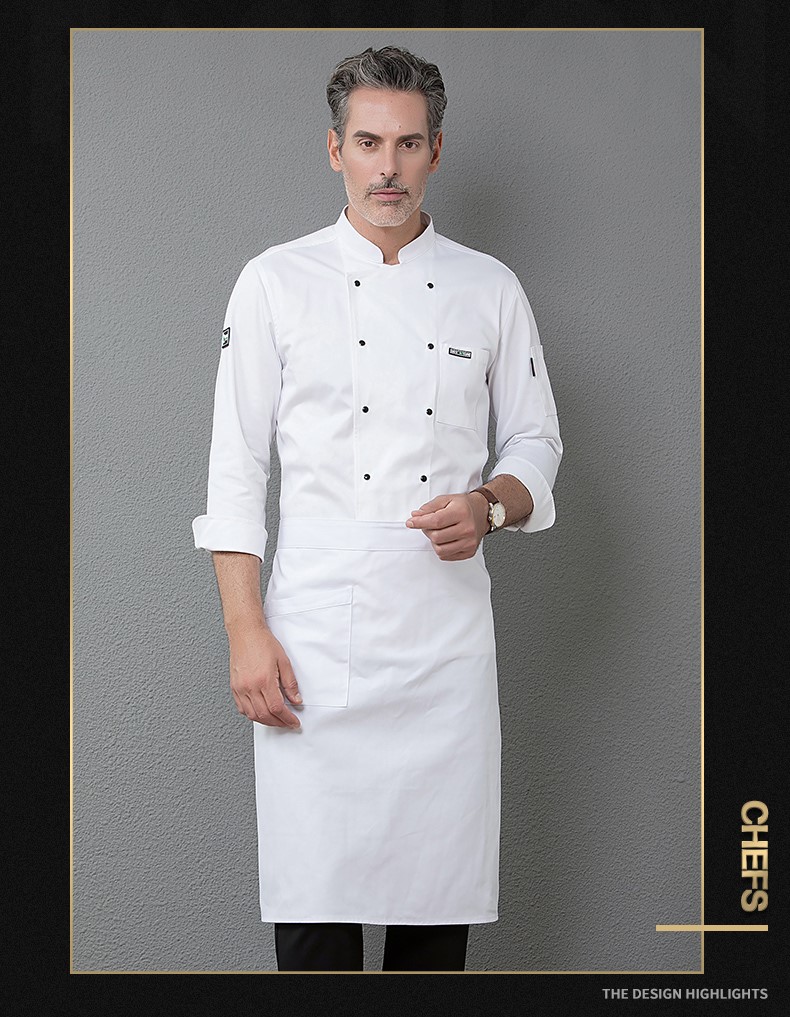 厨师工作服男长袖定制logo印字秋冬厨师服加肥加大xxxxxl超大大码(图13)