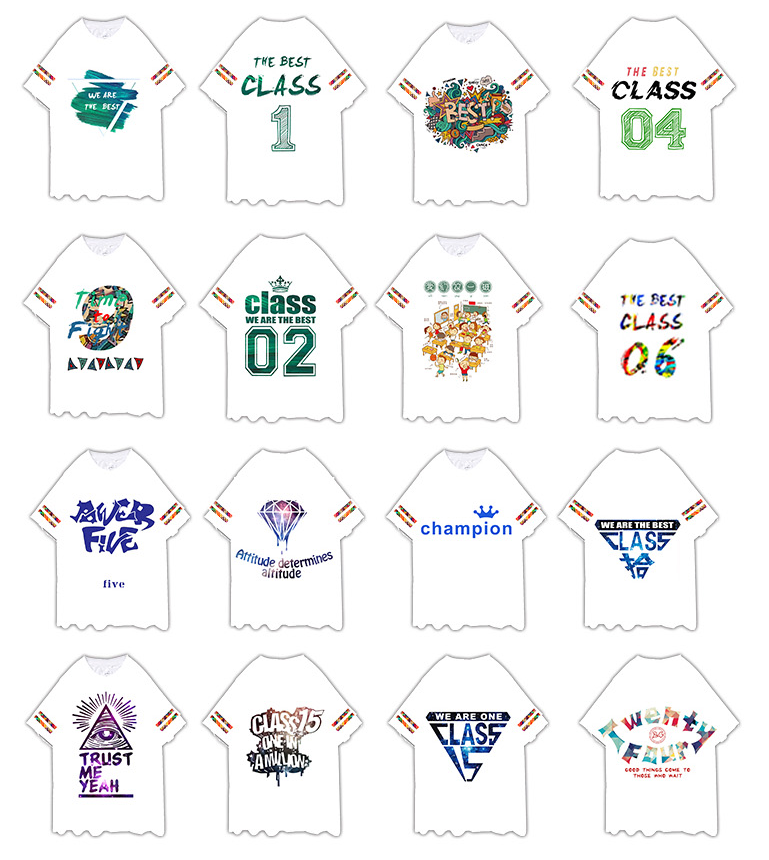 演出班服定制同学聚会衣服t恤定做毕业服团体企业工服文化衫印字(图7)