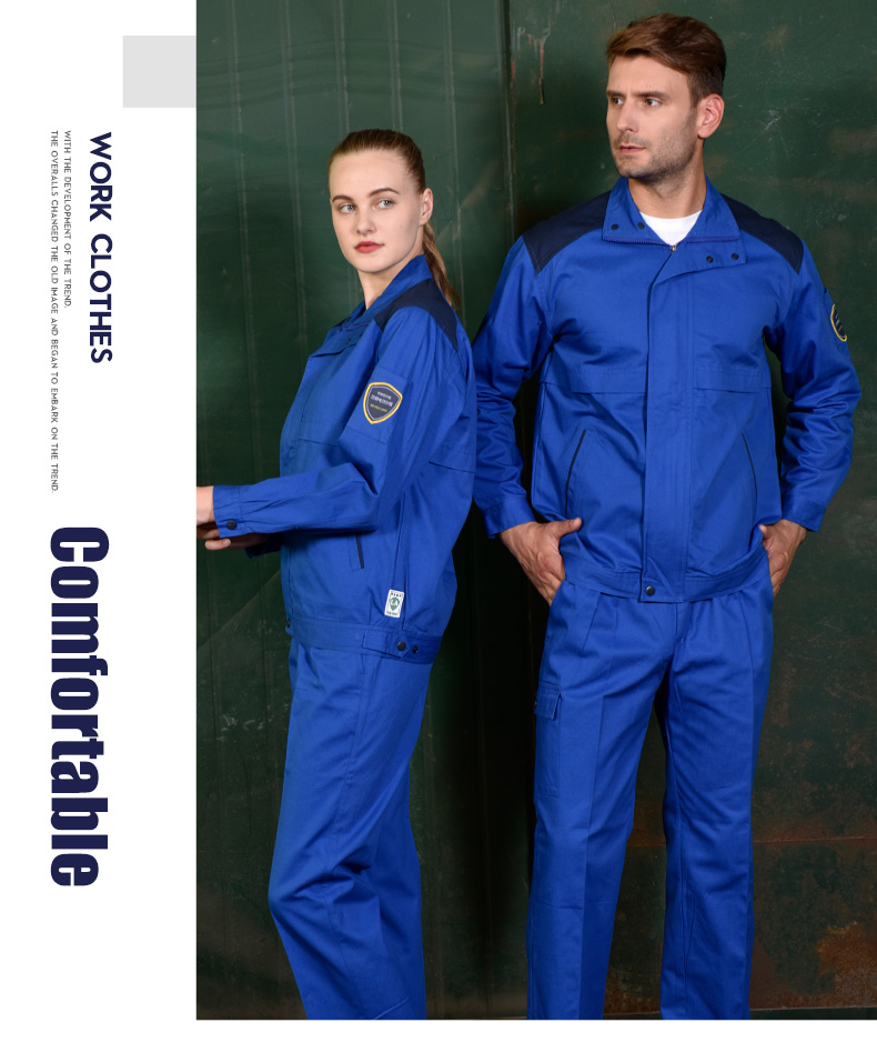 全棉防静电特种工作服套装男春秋长袖加厚电化工加油站劳保服定制(图13)