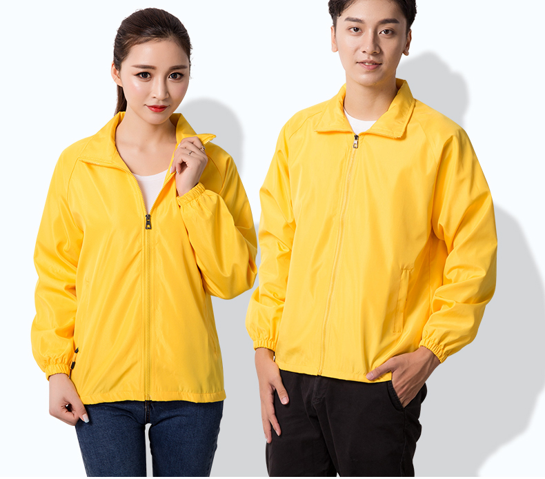 班服定制风衣印logo字广告diy秋季男女潮流宽松运动会外套工作服(图13)