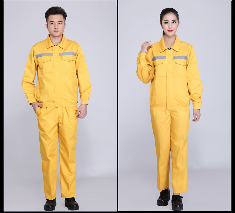 园林绿化工作服套装男士春秋反光条环卫服工程服定制反光条劳保服(图25)