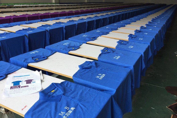 空白文化衫V领短袖莱卡棉polo衫团体活动服装定制个性diy印字(图4)