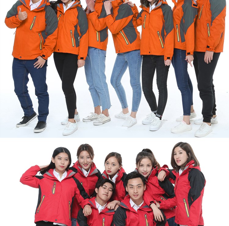 冲锋衣定制团体企业工作服男登山服旅游女防风防水保暖印logo刺绣(图24)