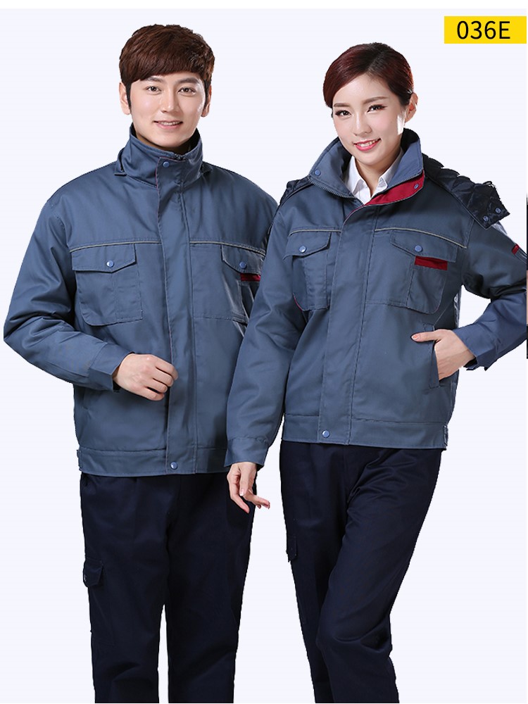 工作服棉衣冬季加厚防寒外套男棉袄冷库保暖棉服秋工装劳保服定制(图10)