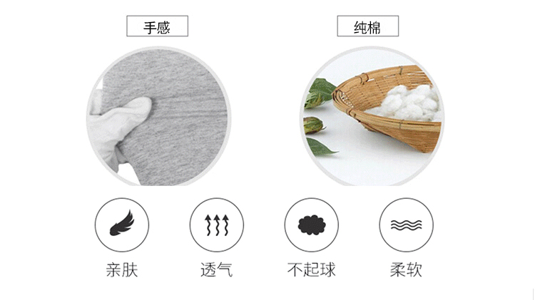 200克精梳棉圆领广告衫 班服 工作服短袖T恤 团体活动文化衫定制(图7)