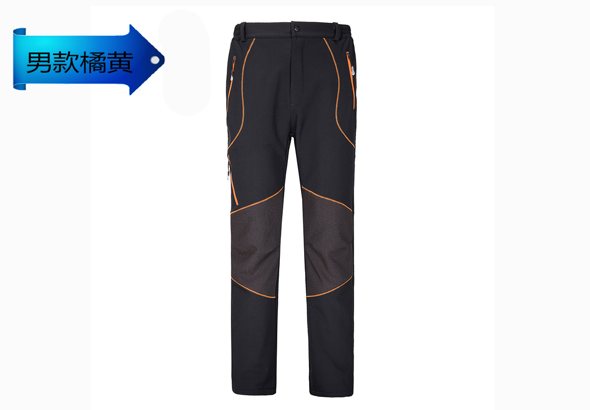 冲锋裤男加绒加厚防水防寒冬季户外宽松大码弹力小脚迷彩冲锋裤女(图27)