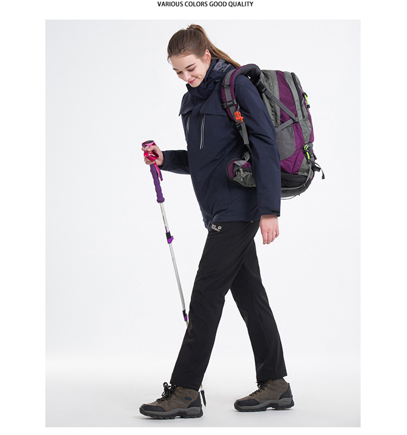 户外冲锋衣男女潮牌三合一两件套冬季加厚西藏防水滑雪定制登山服(图8)