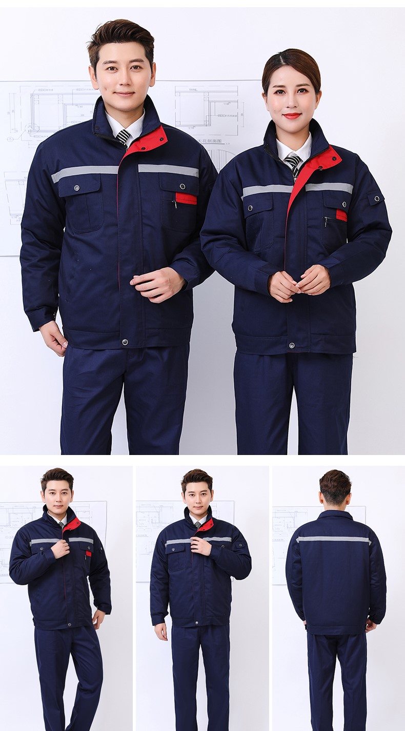 冬季工作服套装男棉衣棉袄加厚保暖劳保定制可拆卸汽修厂防寒耐磨(图16)