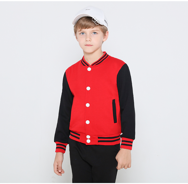 学生班服卫衣印字LOGO定制幼儿园团体服儿童外套棒球服会服订制(图13)