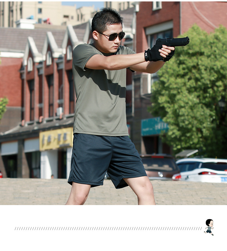 正品体能训练服套装男夏季军迷特种兵t恤短袖短裤军训服作训服女(图17)