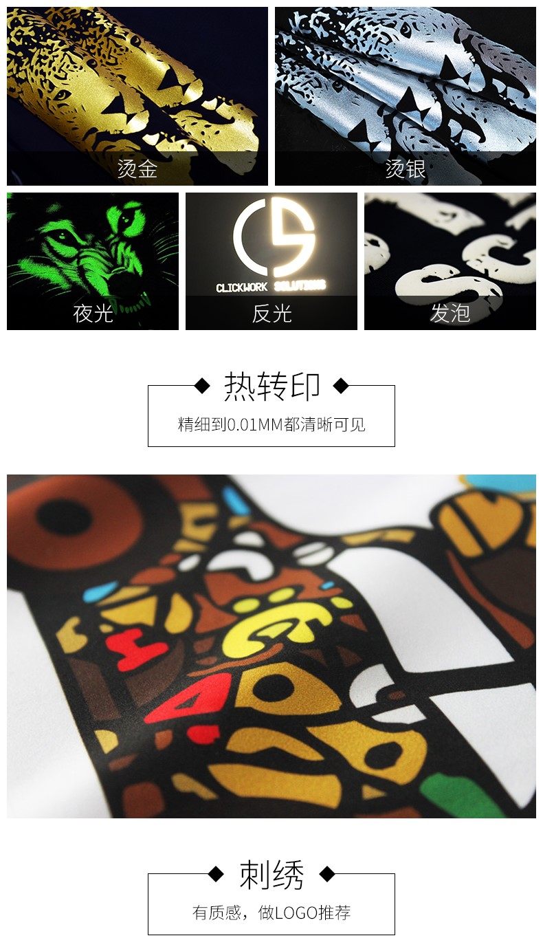 定制t恤团体衣服团建广告衫服装短袖工作服diy印字logo图班服定做(图6)