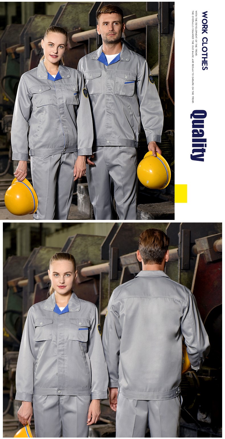 春秋防静电防酸碱工作服套装男电工加油站化工实验室防护服劳保服(图14)