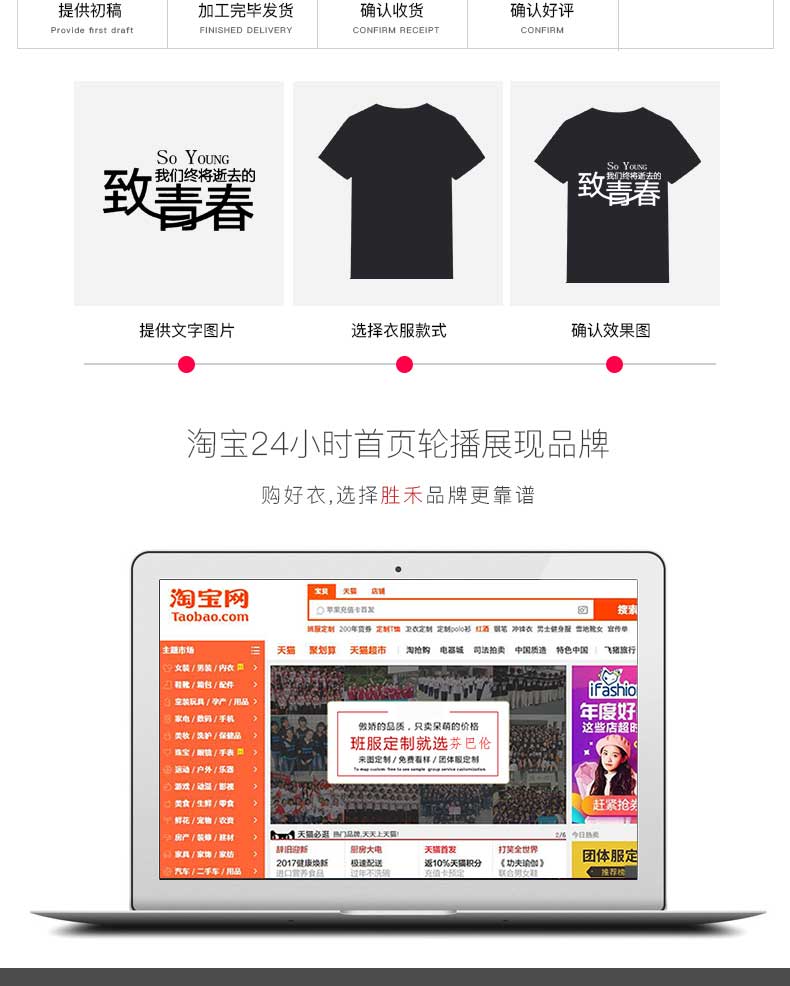 定制纯棉长袖POLO衫工作服定做班服t恤diy广告衫文化衫印字绣LOGO(图4)