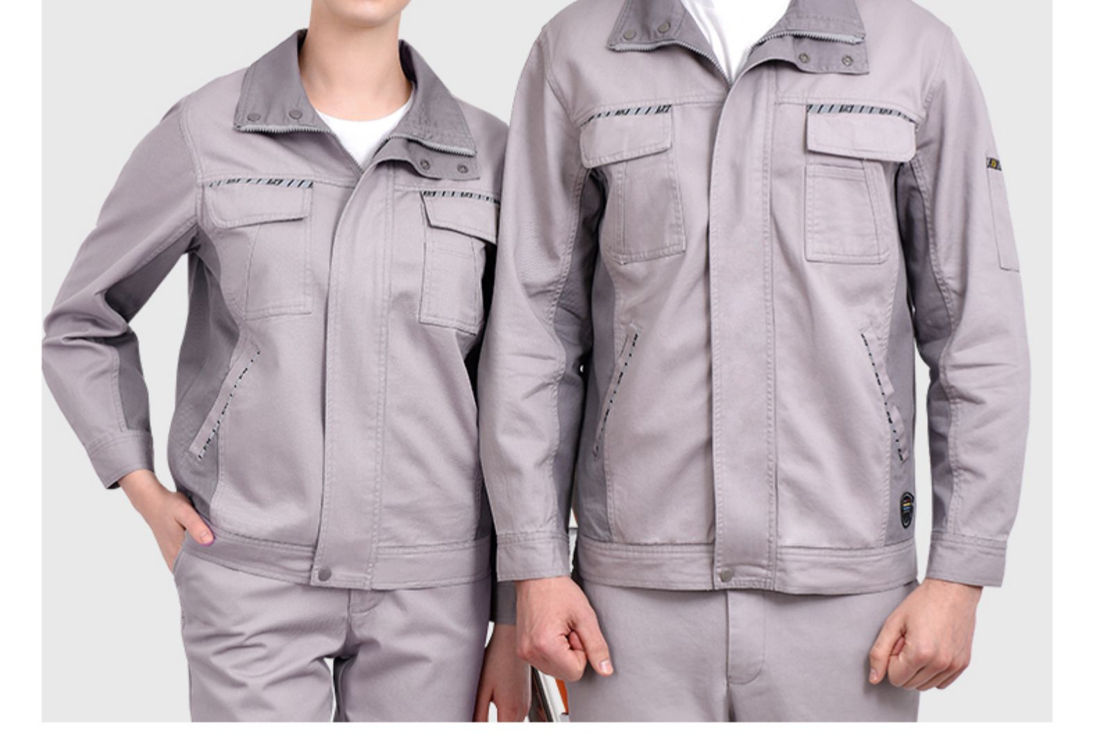 纯棉秋冬季长袖工作服套装男士维修汽修服全棉电焊防烫阻燃劳保服(图19)