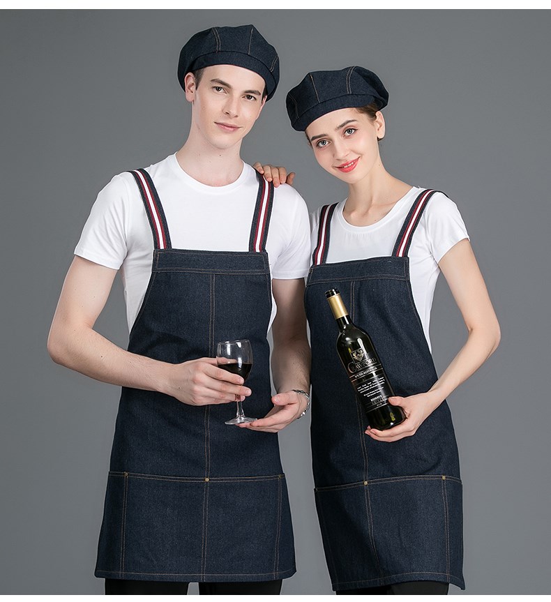 1574395701467198.jpg 仔工作服围裙餐厅咖啡师奶茶店花艺理发师背带定制围裙印logo女(图11)