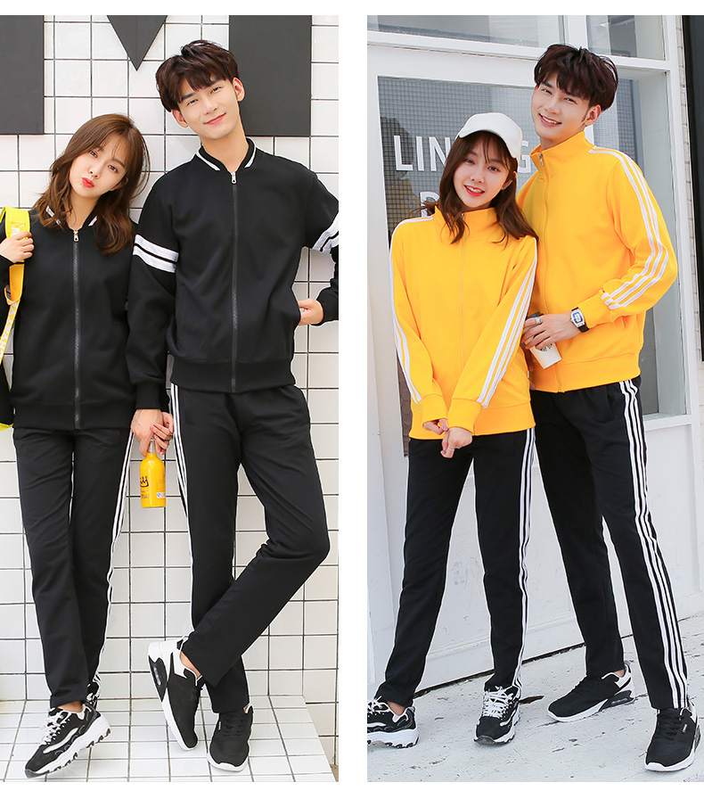 韩版ins百搭三杠卫裤定制秋冬运动休闲裤男工装裤团体班服diy订做(图15)