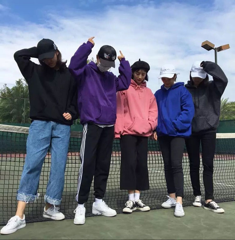 班服定制卫衣外套连帽衫同学聚会衣服棒球服工作服定做diy印LOGO(图2)