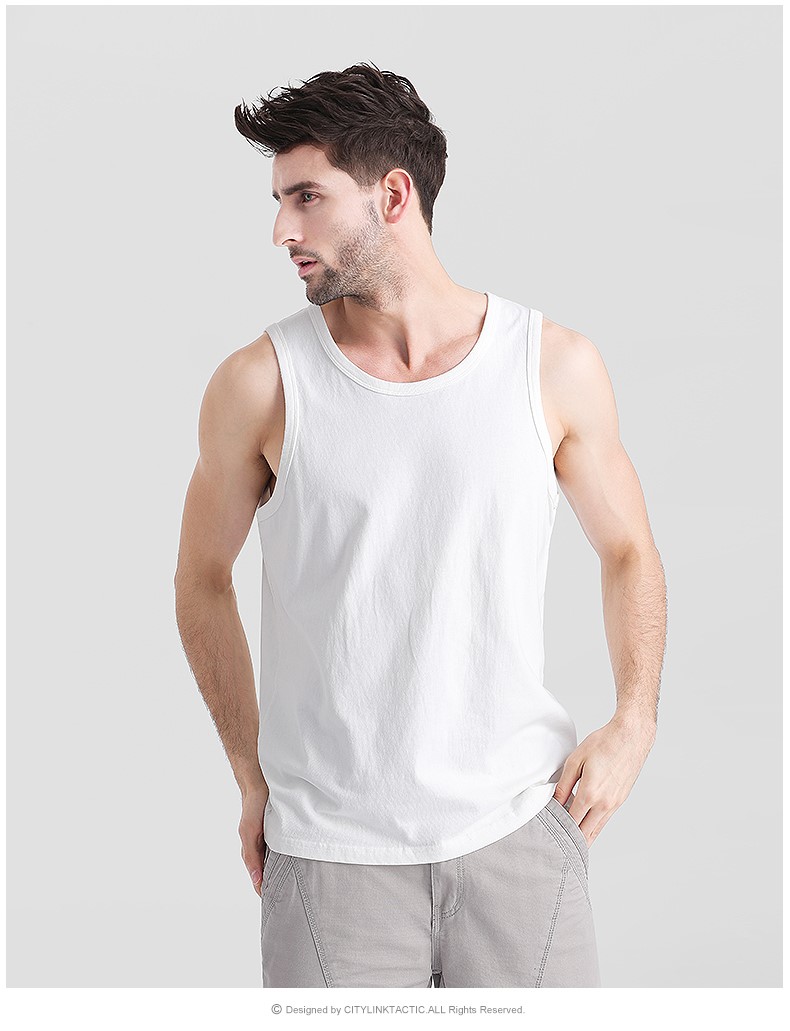 1575165221617269.jpg 男士背心2019夏季新款韩版宽松运动t恤潮流坎肩健身跨栏打底汗衫(图14)