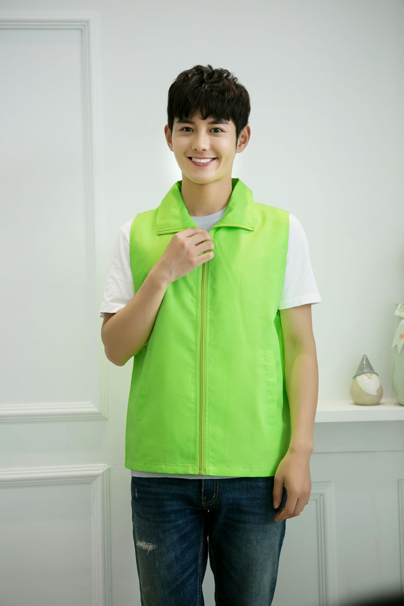 超市商场男女销售员印字工作服马甲志愿者婚庆公司马甲定制logo(图41)