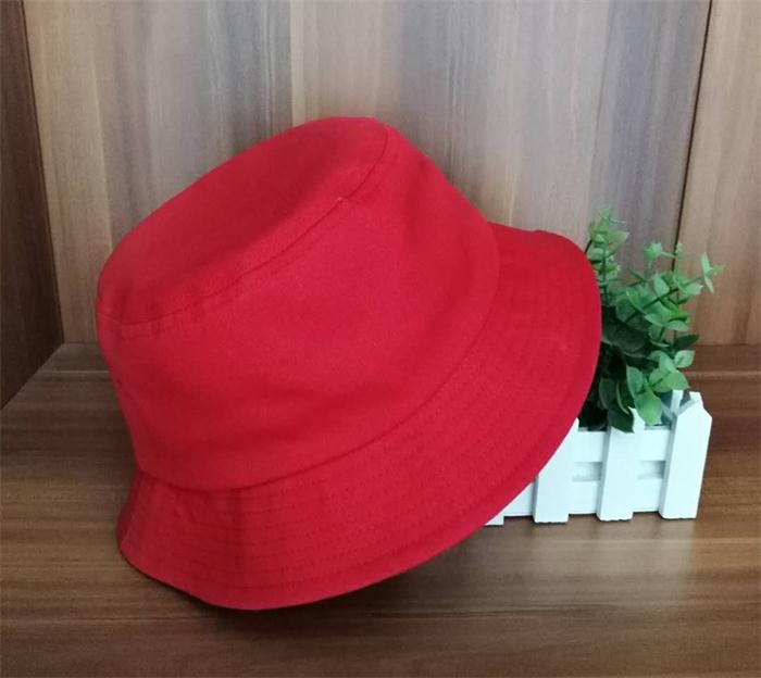 定做渔夫帽子男女纯棉高质量韩版刺绣logo潮团队印字包邮定制盆帽(图10)