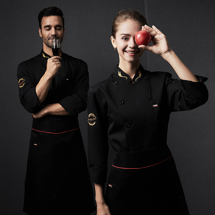 1577588967564138.jpg 秋冬装厨师工作服男长袖餐饮定制潮流中国风厨师服厨房大码加肥(图8)