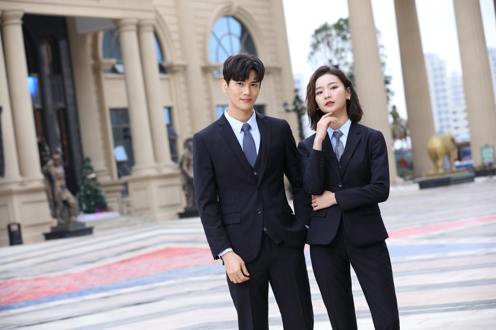 藏青色AB款 春秋加厚(图6)