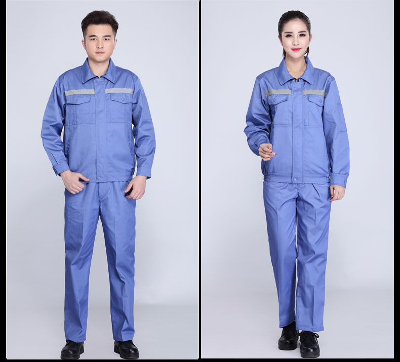 园林绿化工作服套装男士春秋反光条环卫服工程服定制反光条劳保服(图23)