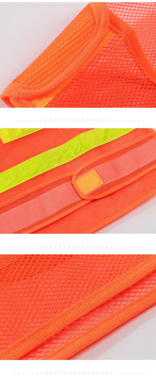 透气网状反光背心马甲定制印字安全服环卫交通骑行工地施工人荧光网驾校(图7)