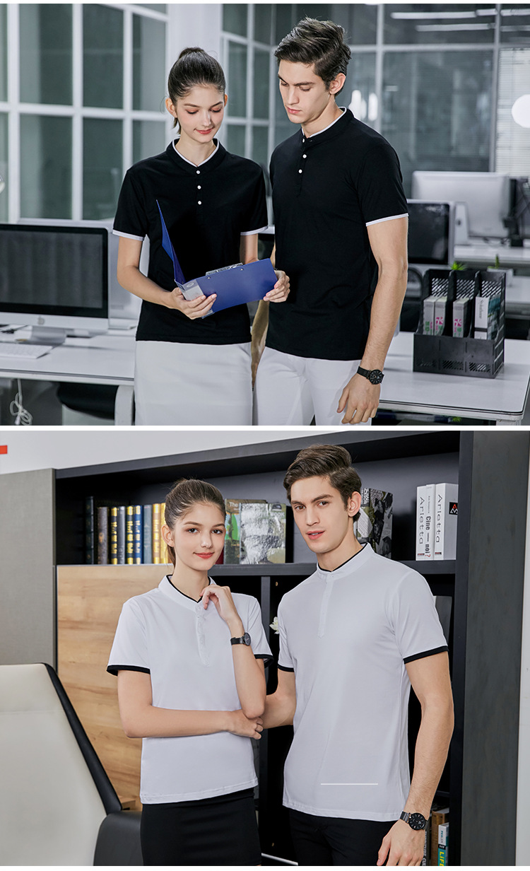 1575188225831032.jpg 立领工作服t恤定制印logo 短袖团体装文化广告polo衫工衣打字刺绣(图11)