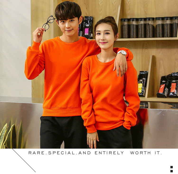 卫衣定制工作服印绣LOGO聚会班服工衣团体广告文化衫圆领长袖T恤(图17)