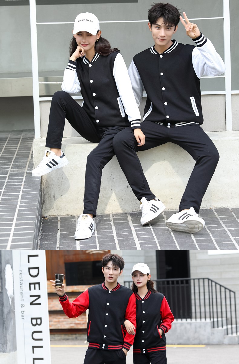 长袖立领卫衣定制酒店服务员工作服秋冬装加厚印logo超市卖场制服(图6)