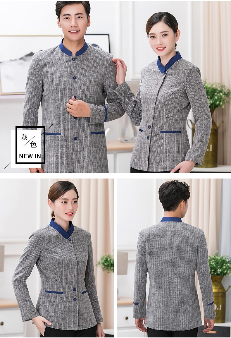 厨师服秋冬款男女后厨餐饮烘焙蛋糕店厨房厨师工作服长袖秋冬装(图11)