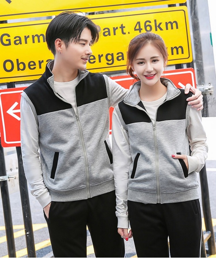 马甲定制logo秋冬棉外套加绒广告背心网吧超市健身教练工作服(图9)