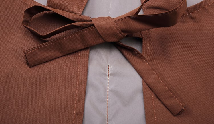 防水围裙定制印字logo防油美甲奶茶咖啡餐馆超市工作服务(图5)