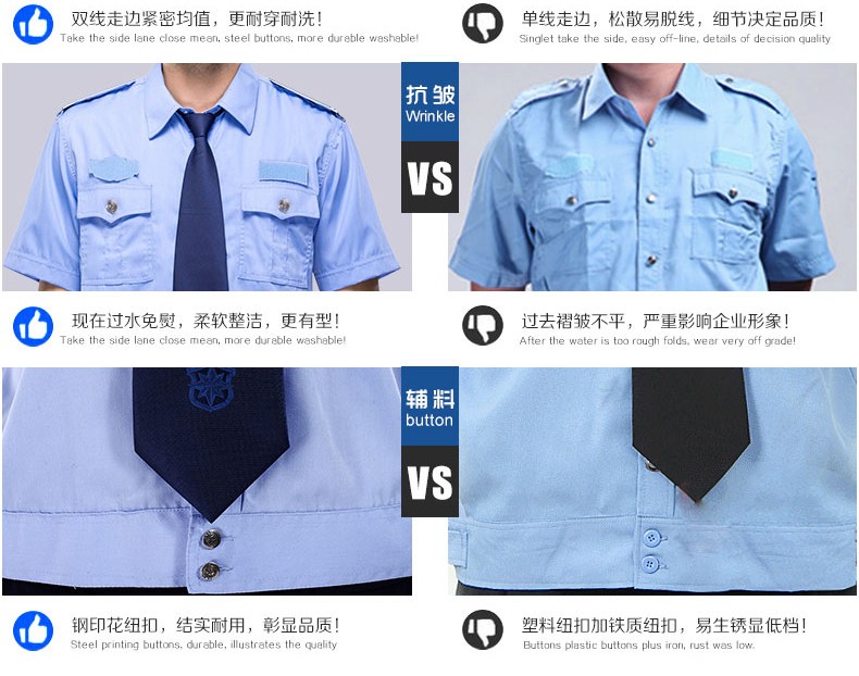 1579325385886809.jpg 2011式保安制服夏装短袖衬衣物业工作服套装男春秋长袖夏季保安服(图6)