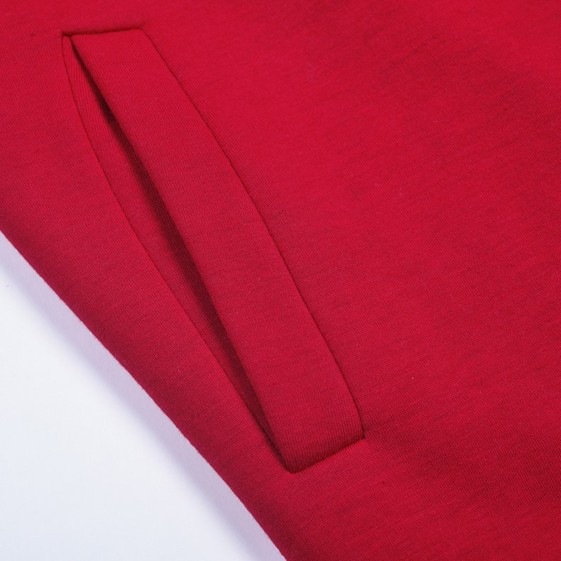 秋冬装快餐火锅店服务员工作服长袖卫衣定制超市工装加厚外套印字(图10)