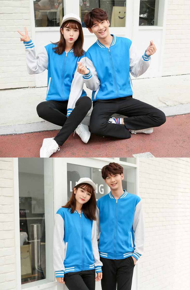 长袖立领卫衣定制酒店服务员工作服秋冬装加厚印logo超市卖场制服(图25)