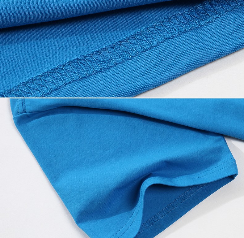 定制t恤印logo纯棉圆领工作服定做短袖diy同学聚会团体文化衫印字(图20)