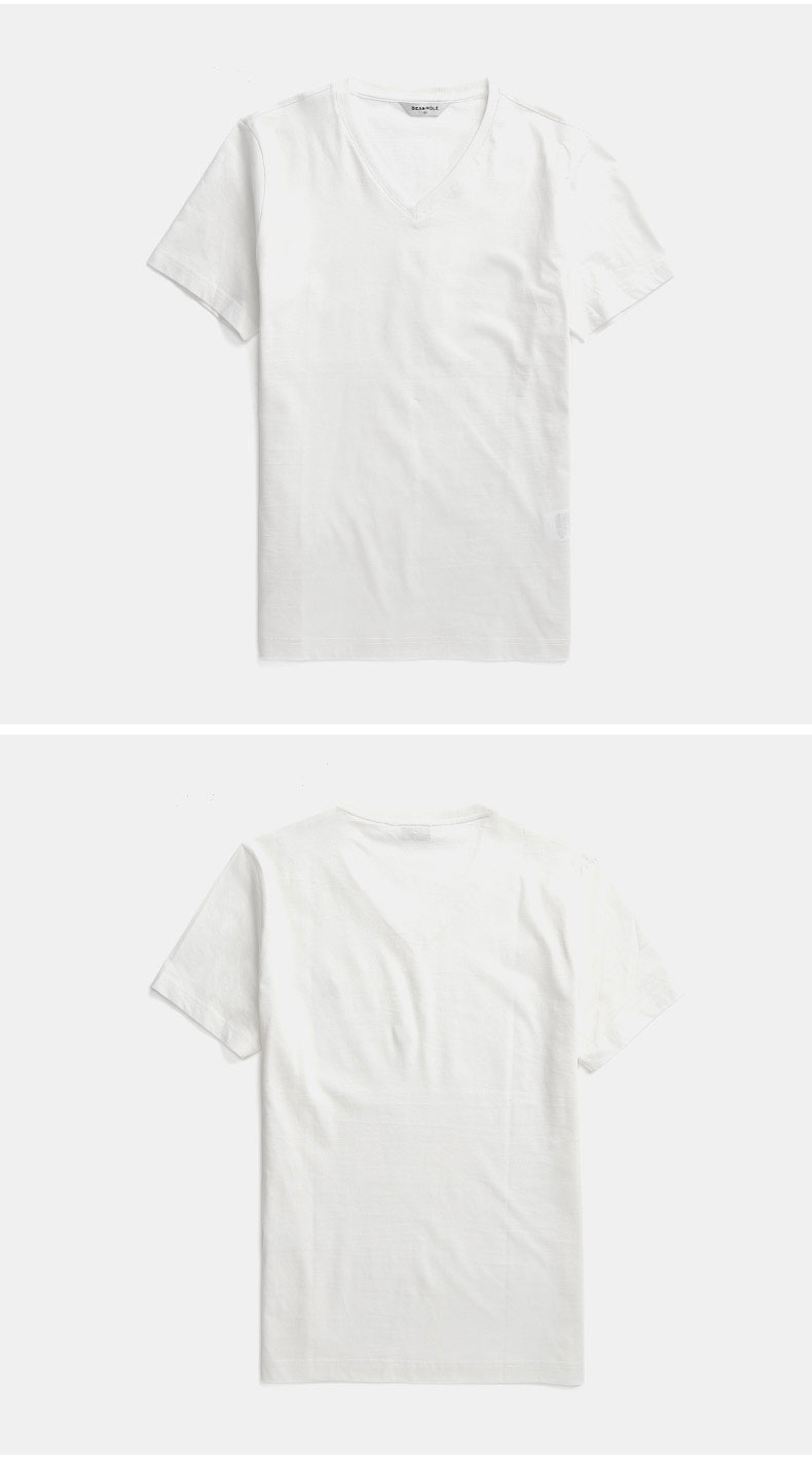 1575188771637448.jpg 男士休闲基础款V领短袖T恤修身男装上衣(图10)