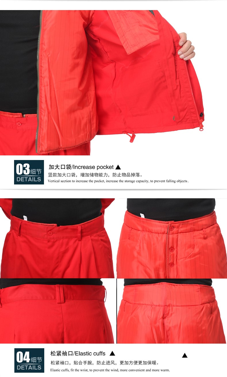 加油站工作服冬装加厚棉衣男中石化中石油防静电工作服棉服女保暖(图12)