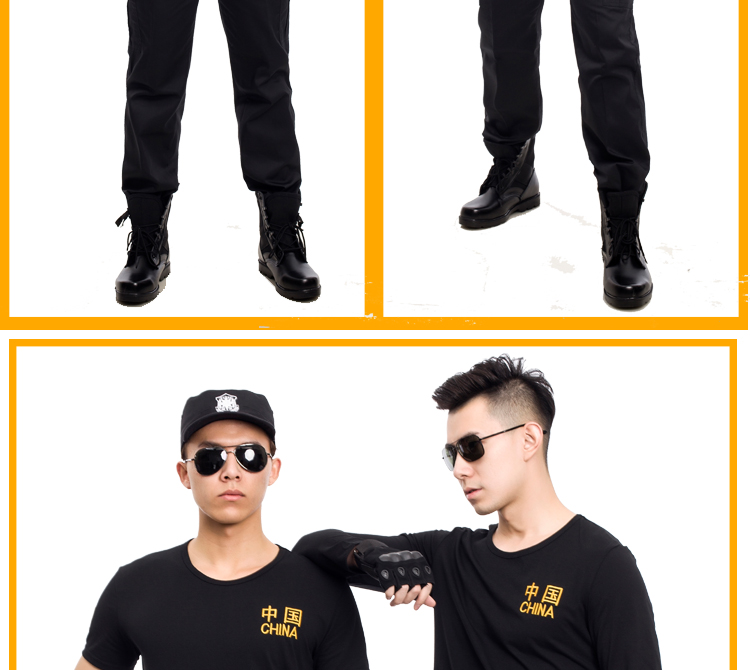 1577433354212194.jpg 夏季保安短袖作训服T恤DIY定制刺绣吸汗工作服户外物业安保服套装(图9)