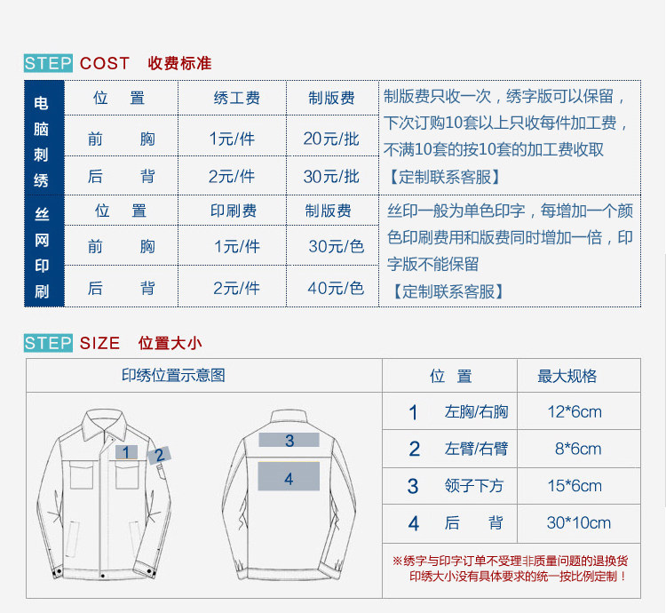 夏季薄款长袖劳动工作服套装男士耐磨汽修车间工厂劳保服定制工装(图19)