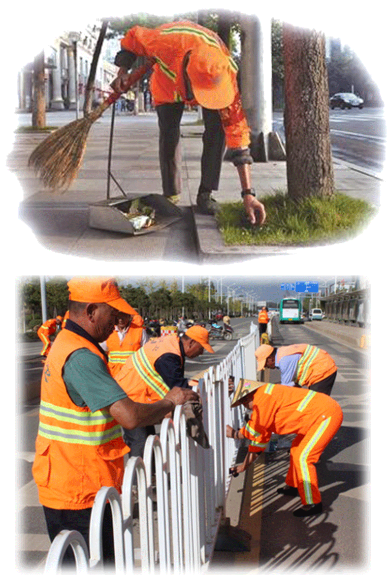 环卫马甲反光背心园林工人物业劳保建筑工地保洁工作服定制印logo(图7)