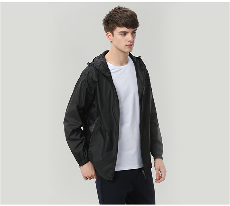 秋冬季男女风衣长袖外套员工衣团体活动服薄款工装工作服定制logo(图5)